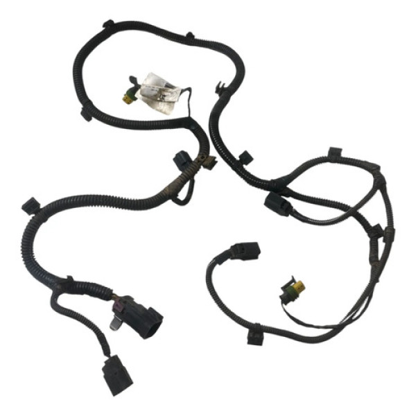 Chicote Para-choque Traseiro Sensores Luz Placa Gm Spin 2016
