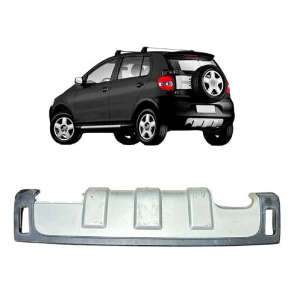 Moldura Inferior Parachoque Tras Vw Crossfox 2010 Detalhes