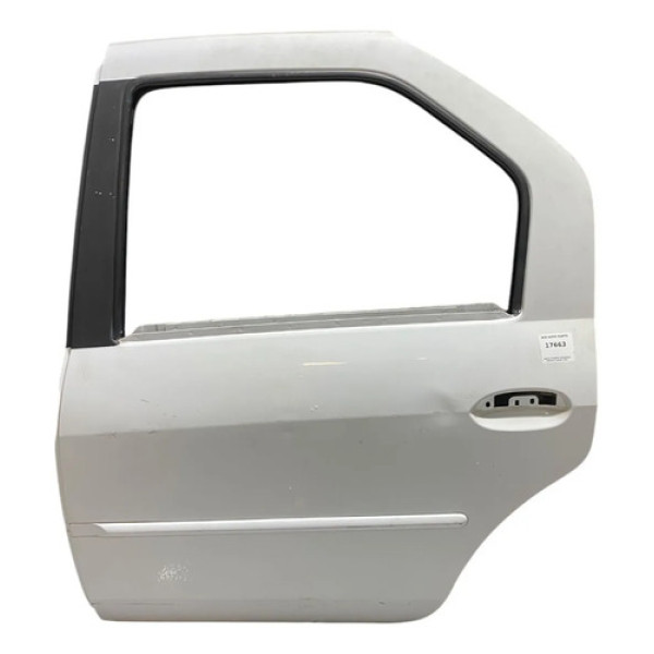Porta Traseira Esquerda Renault Logan 2010 C/detalhe Traseira Direito Branco