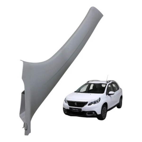 Moldura Esquerda Coluna Parabrisa Peugeot 2008 2020 98157512 Branco 0