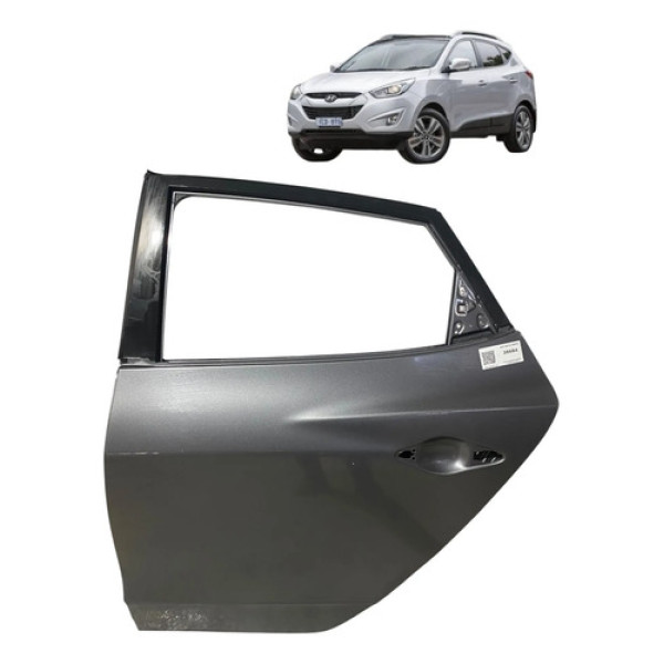 Porta Traseira Esquerda Hyundai Ix35 2015 Traseira Esquerdo Cinza-escuro