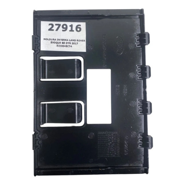 Tampa Apoio Braço Console Central Evoque 2017 Ej32045c74 Preto