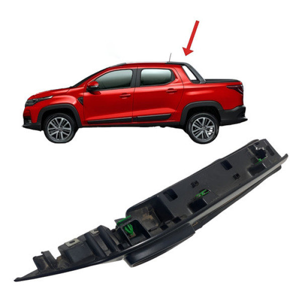 Moldura Esquerda Hack Teto Strada Cab Dupla 2024 100258678