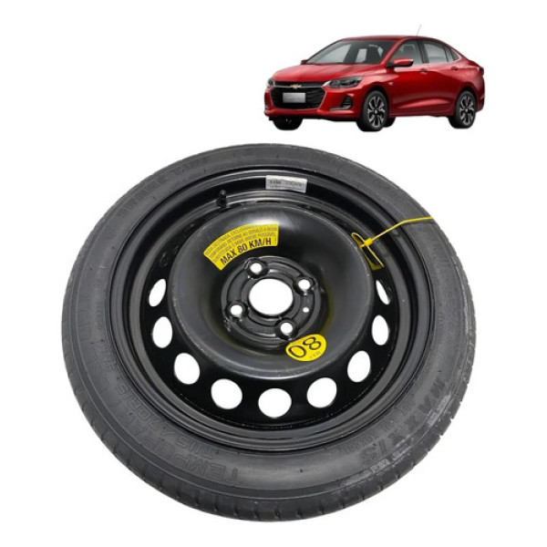 Estepe Fino T115/70/r15 Gm Onix Plus 2023 Cinza