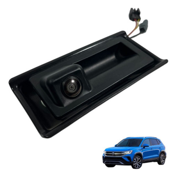 Câmera Ré C/ Botão Tampa Traseira Vw Taos Tsi 1.4 2gk827566