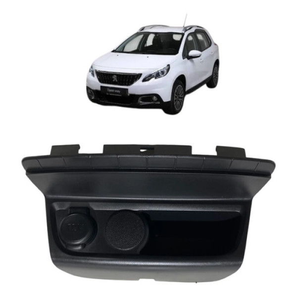 Moldura Tomada 12v/cinzeiro Peugeot 2008 2020 9800632777