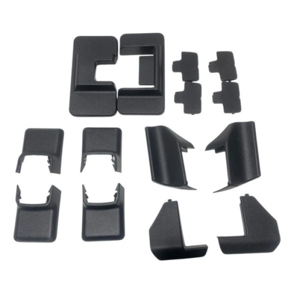 Kit Moldura Trilho Banco Jeep Commander 2025 Preto