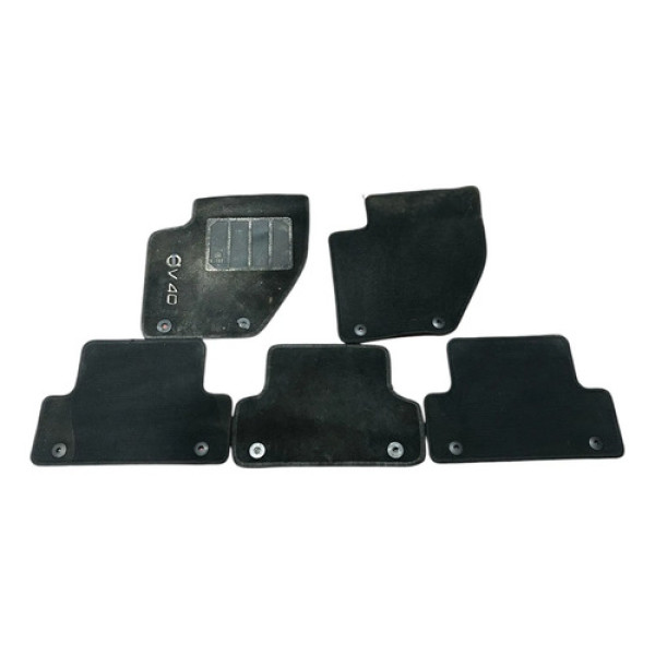 Jogo De Tapete Volvo V40 2015 (original) Preto