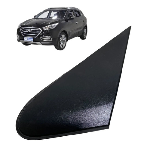 Moldura Ext Retrovisor Esquerdo Hyundai Ix35 2015 861802s000 Preto