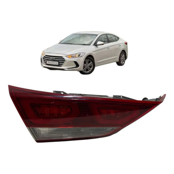 Lanterna Esquerda Tampa Mala Hyundai Elantra 2017 Esquerdo/motorista Vermelho
