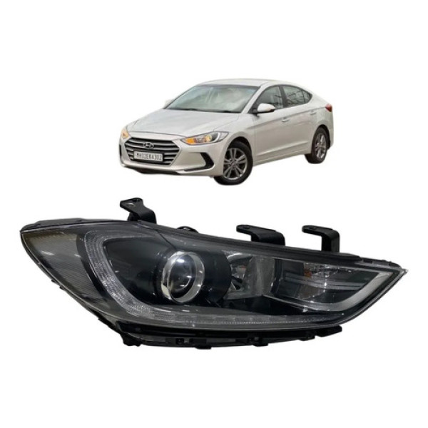 Farol Direito Led Hyundai Elantra 2017 Direito/passageiro