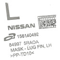 Acabamento Tampa Tras Esquerdo Nissan Kicks 2024 849975ra0a