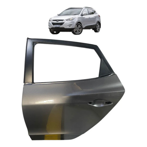 Porta Traseira Esquerda Hyundai Ix35 2015 Traseira Esquerda Cinza-escuro