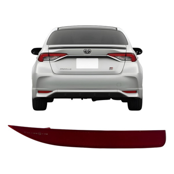 Refletor Direito Parachoque Tras Corolla Xei 2023 8191002330