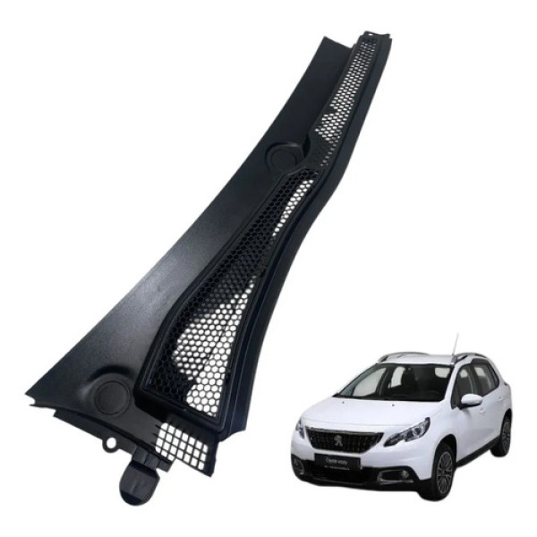 Grade Direita Churrasqueira Peugeot 2008 2020 9677425880 Preto Fosco