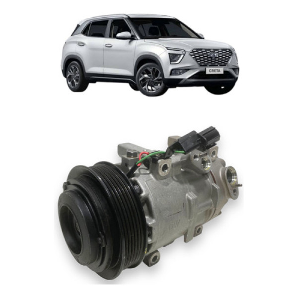 Compressor Ar Condicionado Hyundai Creta 1.0t Tgdi 2023 