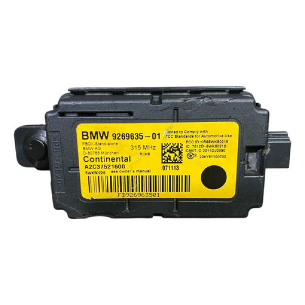 Módulo De Alarme Bmw 118i 320i 2013 2014 9269635-01