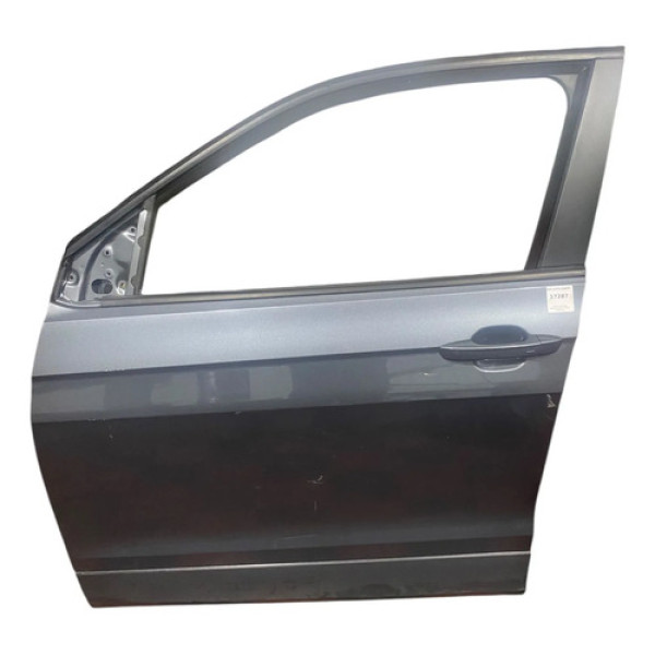 Porta Dianteira Esquerda Vw T-cross 2019/2022 Dianteira Direita Cinza-escuro