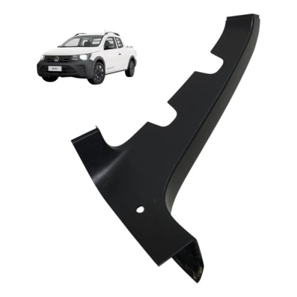 Moldura Direita Vidro Vigia Vw Saveiro 2025 5u7853382b Preto