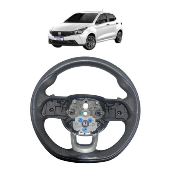 Volante C/ Comandos Borboleta Fiat Argo/cronos 1.8 2020 Cinza
