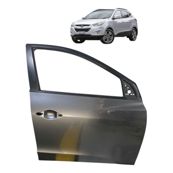 Porta Dianteira Direita Hyundai Ix35 2015 Dianteira Direita Cinza-escuro