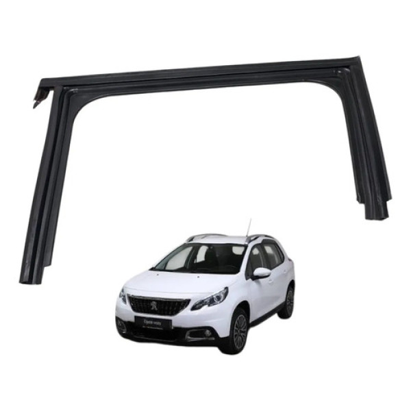Canaleta Guia Vidro Traseiro Esquerdo Peugeot 2008 2020 Preto