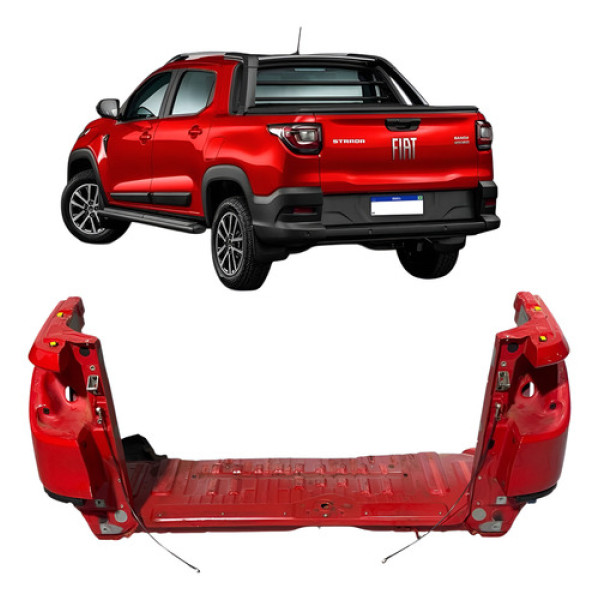 Painel Traseiro Fiat Strada Cabine Dupla 2024