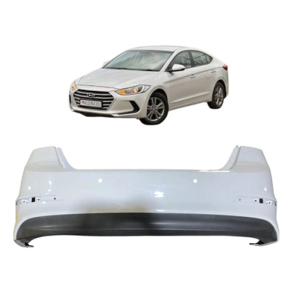 Parachoque Traseiro Hyundai Elantra 2017 C/ Detalhes