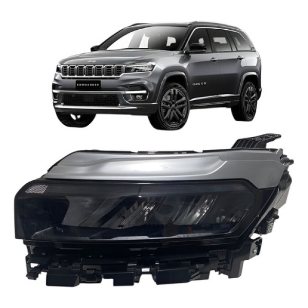 Farol Esquerdo Jeep Commander Overland 2025
