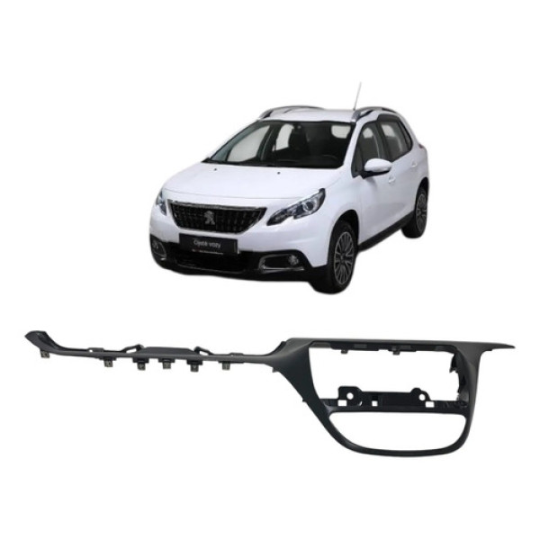 Moldura Central Painel Tabelier Peugeot 2008 2020 98339864 Cinza