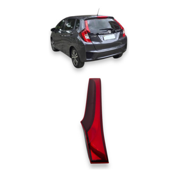 Lanterna Tampa Traseira Lado Esquerdo Honda Fit 2016