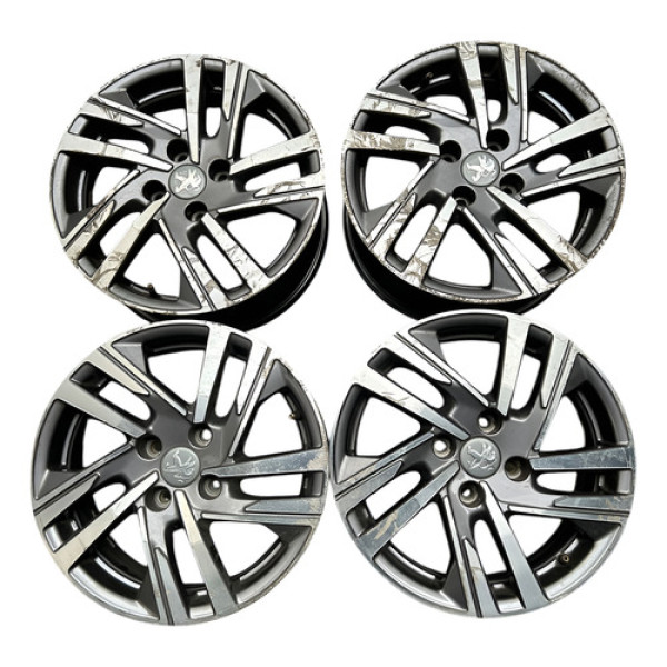 Jogo De Roda Aro 16 Peugeot 208  2020/2023 C/detalhes