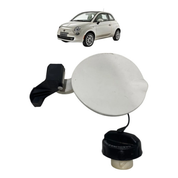 Portinhola Combustível Fiat 500 2012  53101546 Branco 2012
