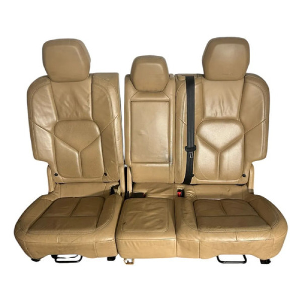 Bancos Traseiros Couro Porsche Cayenne V6 2011 Bege