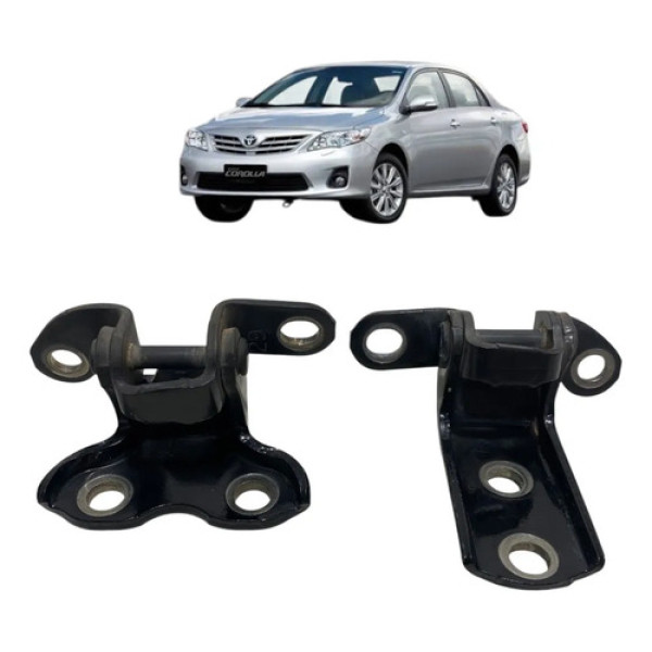 Par Dobradiça Porta Traseira Esquerda Toyota Corolla 2013