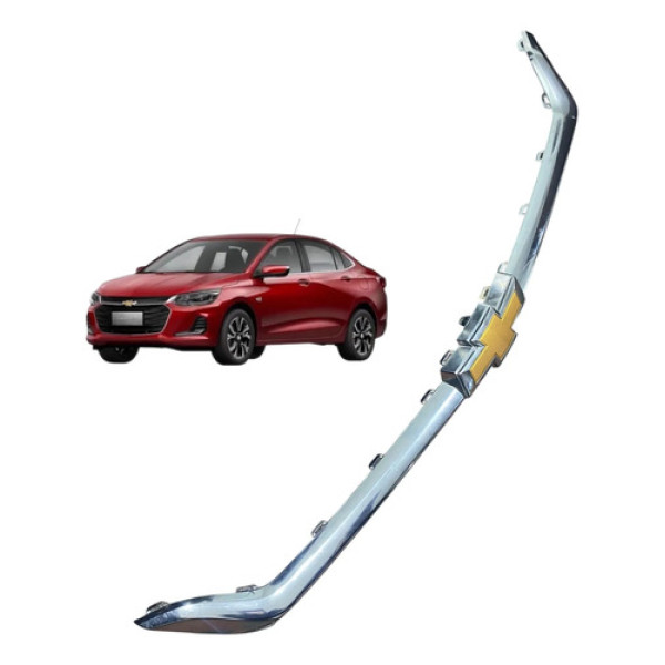 Friso Cromado Parachoque Gm Onix 2023 26212167  C/detalhe Cromado Brilhante