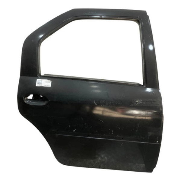 Porta Traseira Direita Renault Logan 2011 C/detalhes Traseira Direito Preto
