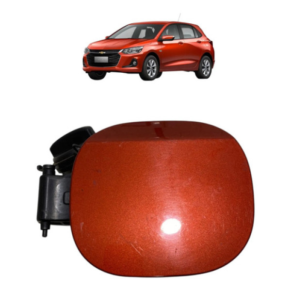Tampa Portinhola Combustível Gm Onix Hatch 2020 26292497 Laranja 2020