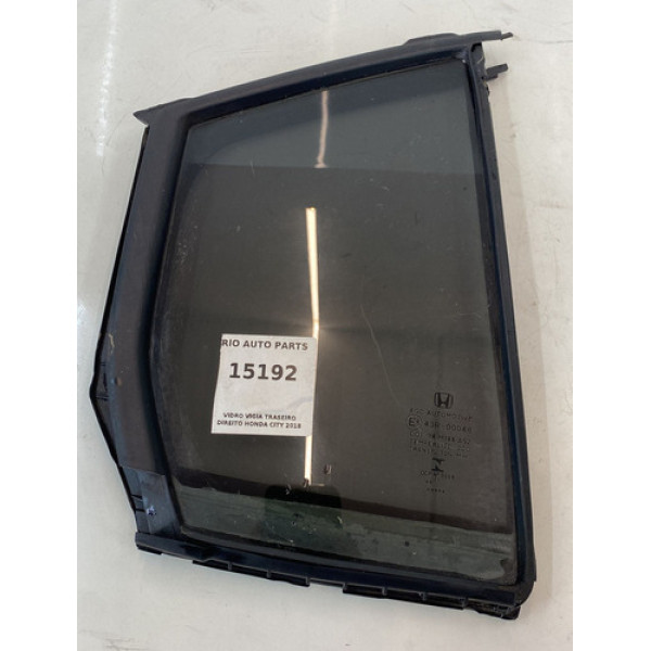 Vidro Vigia Traseiro Direito Honda City 2018