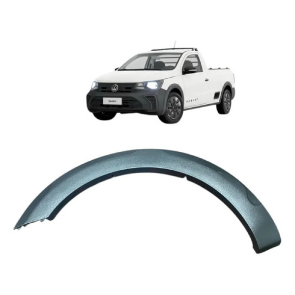 Spoiler Paralama Traseiro Direito Vw Saveiro 2025 5u7853504e Cinza
