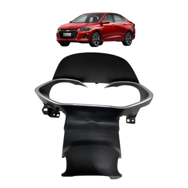 Moldura Painel De Instrumentos Gm Onix Premier 2023 26212416 Preto