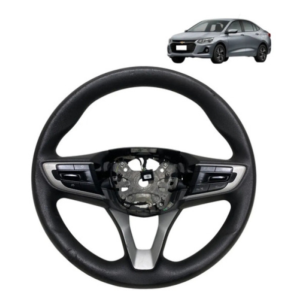 Volante (desgastado) C/ Comandos Gm Onix 2024  26306930 Cinza
