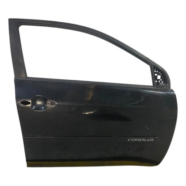 Porta Dianteira Direita Toyota Corolla 2013 Dianteira Direita Preto