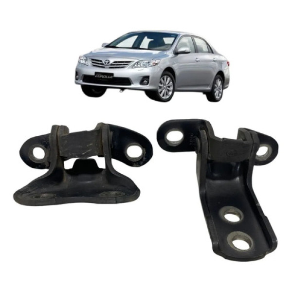 Par Dobradiça Porta Dianteira Direita Toyota Corolla 2013