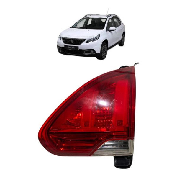 Lanterna Direita Tampa De Mala Peugeot 2008 2020 9808127580 Direito/passageiro Vermelho