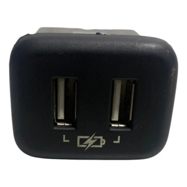 Tomada Traseira Dupla Usb Gm Montana 2024 26213272 Prateado
