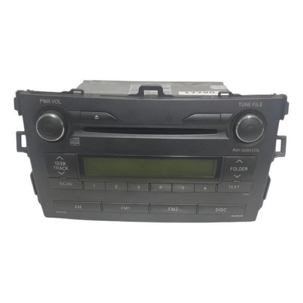 Rádio Toyota Corolla Xei 2009/2014 8612002850a