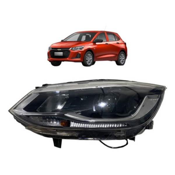 Farol Esquerdo Led Gm Onix Premier 2020 26309590 Esquerdo/motorista
