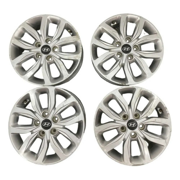 Jogo De Roda Hyundai Creta Aro 16  Prata