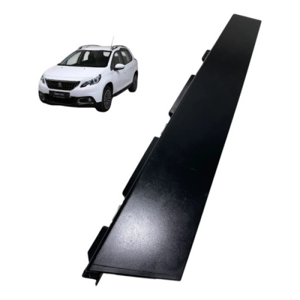 Moldura Porta Traseira Esquerda Peugeot 2008 2020 9807612477 Preto